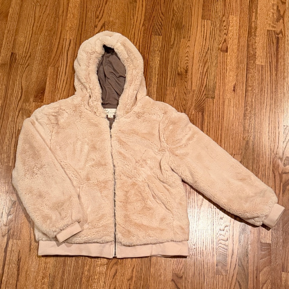 Vintage Havana faux fur bomber jacket